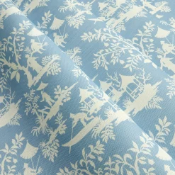 Best Mrs. Alice Blue Pagoda Garden Fabric