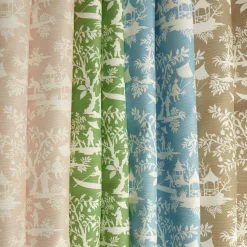 Best Mrs. Alice Blue Pagoda Garden Fabric