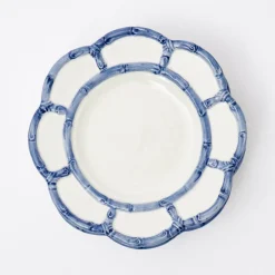Discount Mrs. Alice Blue Petal Bamboo Dinner Plate