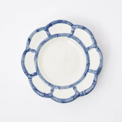 Online Mrs. Alice Blue Petal Bamboo Dinner & Starter Plates (Set Of 8)