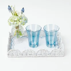 Outlet Mrs. Alice Blue Positano Glasses (Set Of 4)