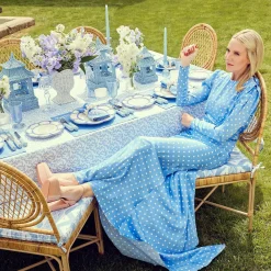 Mrs. Alice Blue Rattan Cutlery (5 Piece)