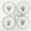 Mrs. Alice Blue Tulip Dinner & Starter Plates (Set Of 8)