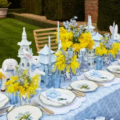 Outlet Mrs. Alice Blue Tulip Dinner & Starter Plates (Set Of 8)