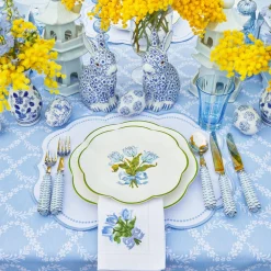 Outlet Mrs. Alice Blue Tulip Dinner & Starter Plates (Set Of 8)