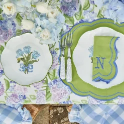 Outlet Mrs. Alice Blue Tulip Dinner & Starter Plates (Set Of 8)
