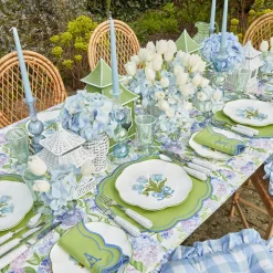 Discount Mrs. Alice Blue Tulip Dinner Plates (Set Of 4)