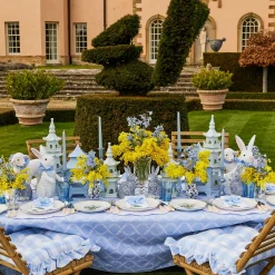 Discount Mrs. Alice Blue Tulip Dinner Plates (Set Of 4)