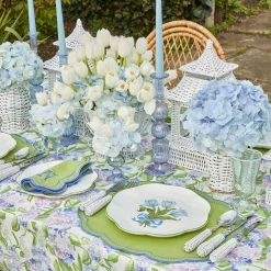 Mrs. Alice Blue Tulip Dinner Plates (Set Of 4)