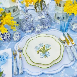 New Mrs. Alice Blue Tulip Starter Plate