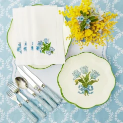 Sale Mrs. Alice Blue Tulip Starter Plates (Set Of 4)