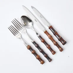 Clearance Mrs. Alice Burnt Bamboo Cutlery (5 Piece)