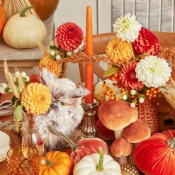 Hot Mrs. Alice Burnt Orange Candles (Set Of 8)