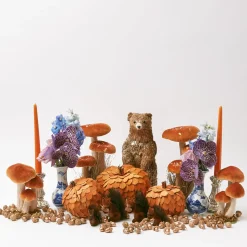 Hot Mrs. Alice Burnt Orange Candles (Set Of 8)