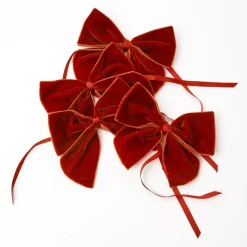 Mrs. Alice Burnt Orange Napkin Bows (Set Of 4)