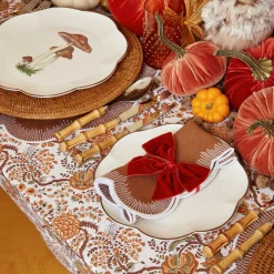 Mrs. Alice Burnt Orange Napkin Bows (Set Of 4)