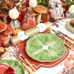 Outlet Mrs. Alice Burnt Orange Placemats (Set Of 4)