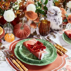 Outlet Mrs. Alice Burnt Orange Placemats (Set Of 4)