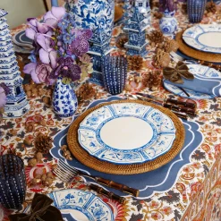 New Mrs. Alice Cadiz Hand Painted Dinner Plates (Set Of 4)