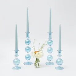 New Mrs. Alice Camille Azure Candle Set (Blue)