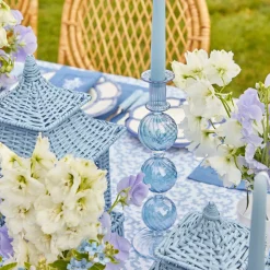 New Mrs. Alice Camille Azure Candle Set (Blue)