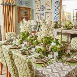 Outlet Mrs. Alice Camille Olive Candle Holder Set