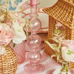 Outlet Mrs. Alice Camille Peony Candle Holder (Pair)