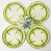Clearance Mrs. Alice Capri Lettuce Dinner & Starter Plate (Set Of 8)