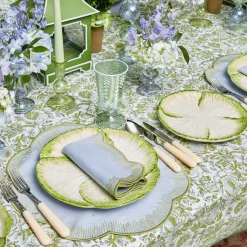 Best Mrs. Alice Capri Lettuce Dinner & Starter Plate (Set Of 8)