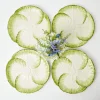 Clearance Mrs. Alice Capri Lettuce Dinner Plate (Set Of 4)