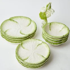 New Mrs. Alice Capri Lettuce Dinner Plate (Set Of 4)