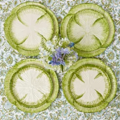 New Mrs. Alice Capri Lettuce Starter Plate (Set Of 4)
