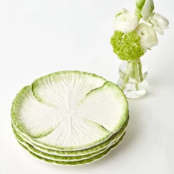 New Mrs. Alice Capri Lettuce Starter Plate (Set Of 4)