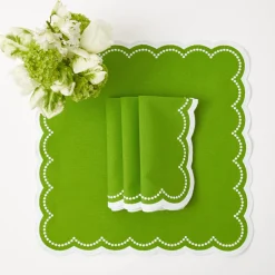 Clearance Mrs. Alice Cecily Green Napkins (Set Of 4)