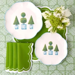 Clearance Mrs. Alice Cecily Green Napkins (Set Of 4)