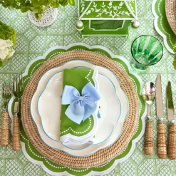 Clearance Mrs. Alice Cecily Green Napkins (Set Of 4)