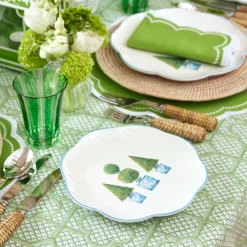 Clearance Mrs. Alice Cecily Green Napkins (Set Of 4)
