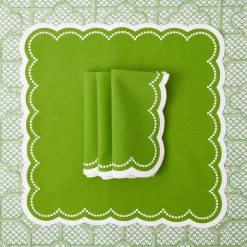 Clearance Mrs. Alice Cecily Green Napkins (Set Of 4)