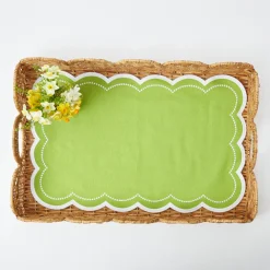 Hot Mrs. Alice Cecily Green Tray Liner