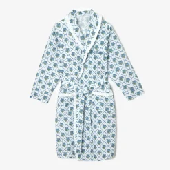 Best Mrs. Alice Children's Blue Bouquet Dressing Gown
