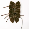 New Mrs. Alice Chocolate Brown Napkin Bows (Set Of 4)