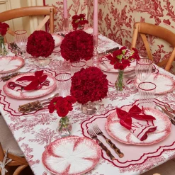Clearance Mrs. Alice Claudette Toile Tablecloth