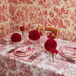 Clearance Mrs. Alice Claudette Toile Tablecloth