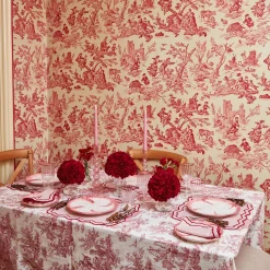 Clearance Mrs. Alice Claudette Toile Tablecloth
