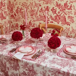 Clearance Mrs. Alice Claudette Toile Tablecloth