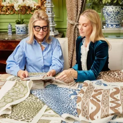 Discount Mrs. Alice Cobalt Blue Leopard Fabric