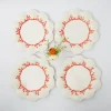 Discount Mrs. Alice Coral Dinner Plates (Set Of 4)