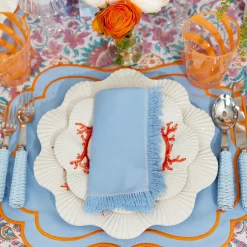 Hot Mrs. Alice Coral Dinner Plates (Set Of 4)