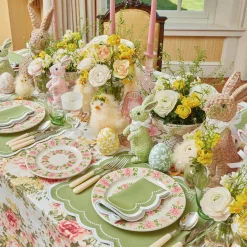 Outlet Mrs. Alice Dahlia Garland Dinner & Starter Plates (Set Of 8)