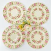 Clearance Mrs. Alice Dahlia Garland Dinner Plate (Set Of 4)